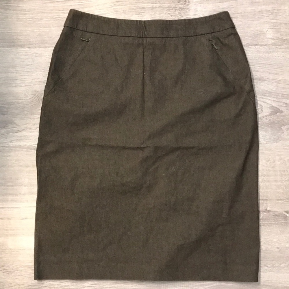 NY&CO brown pencil skirt
